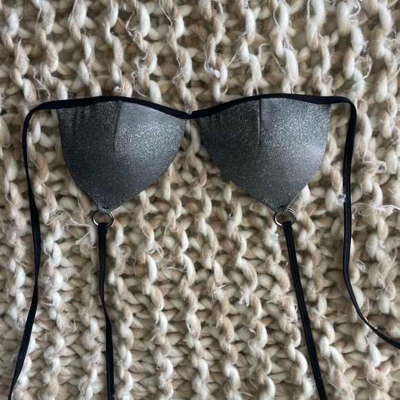 Tie up bikini top sparkly - Picture 1 of 2